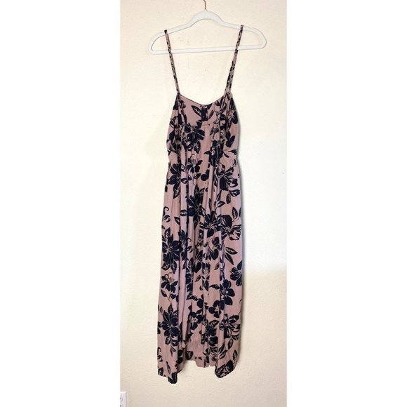 Free People The Perfect Sundress Slit Leg Spaghetti Strap Open Back Midi Dress - Picture 7 of 11